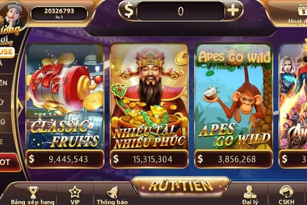 Nhà cung cấp Máy đánh bạc (Slots)